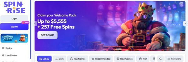 Spinrise Casino daily promotion banner